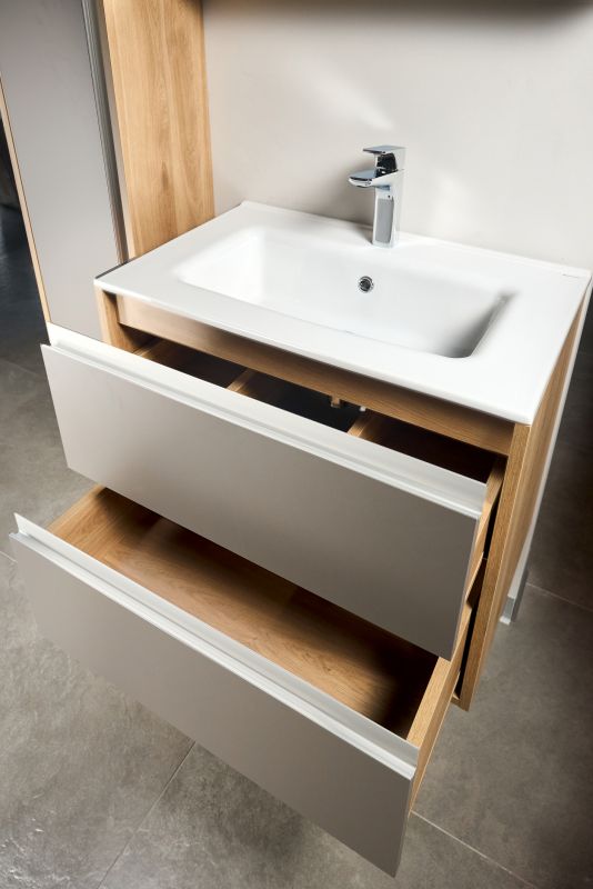 Contemporary Vanity with Storage